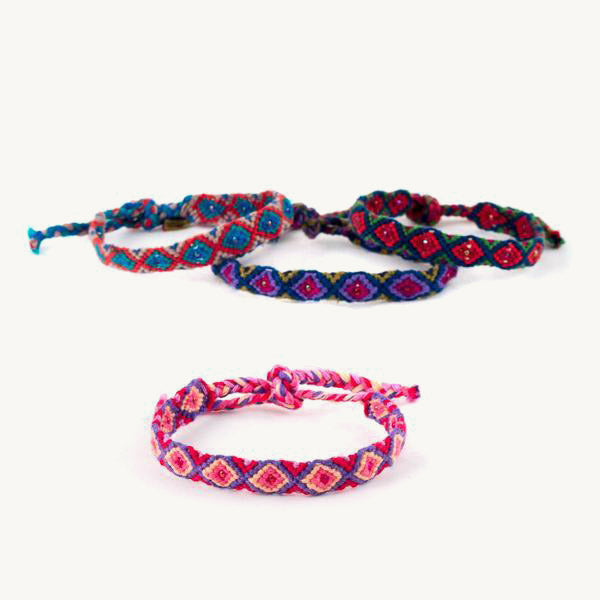 Wholesale friendship bracelets patterns 3 colors-Buy Best