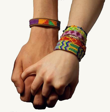 Heart Friendship Bracelet - Mayan Hands