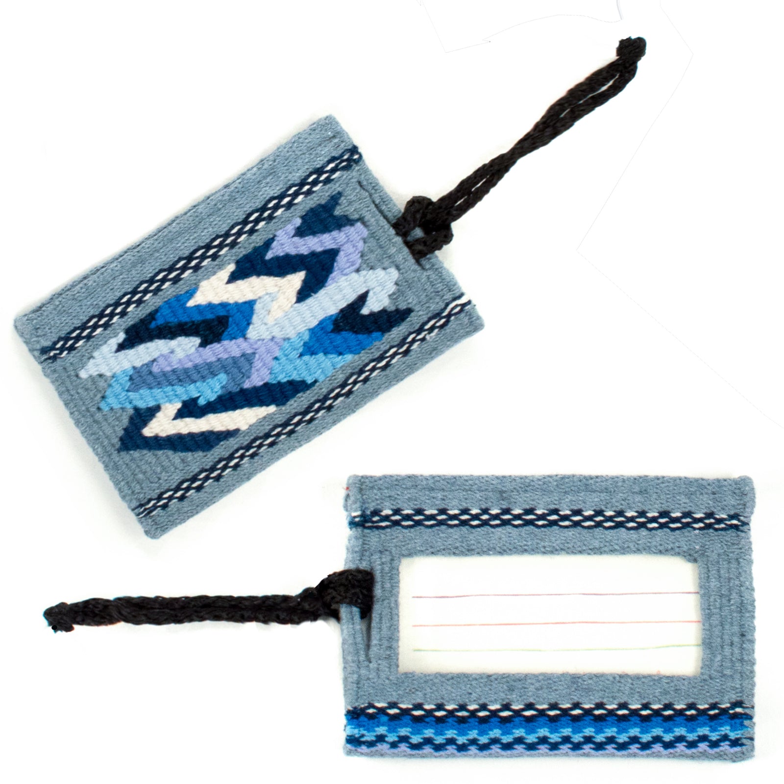 Small Zipper Pouch with Keyring in Santiago Brocade