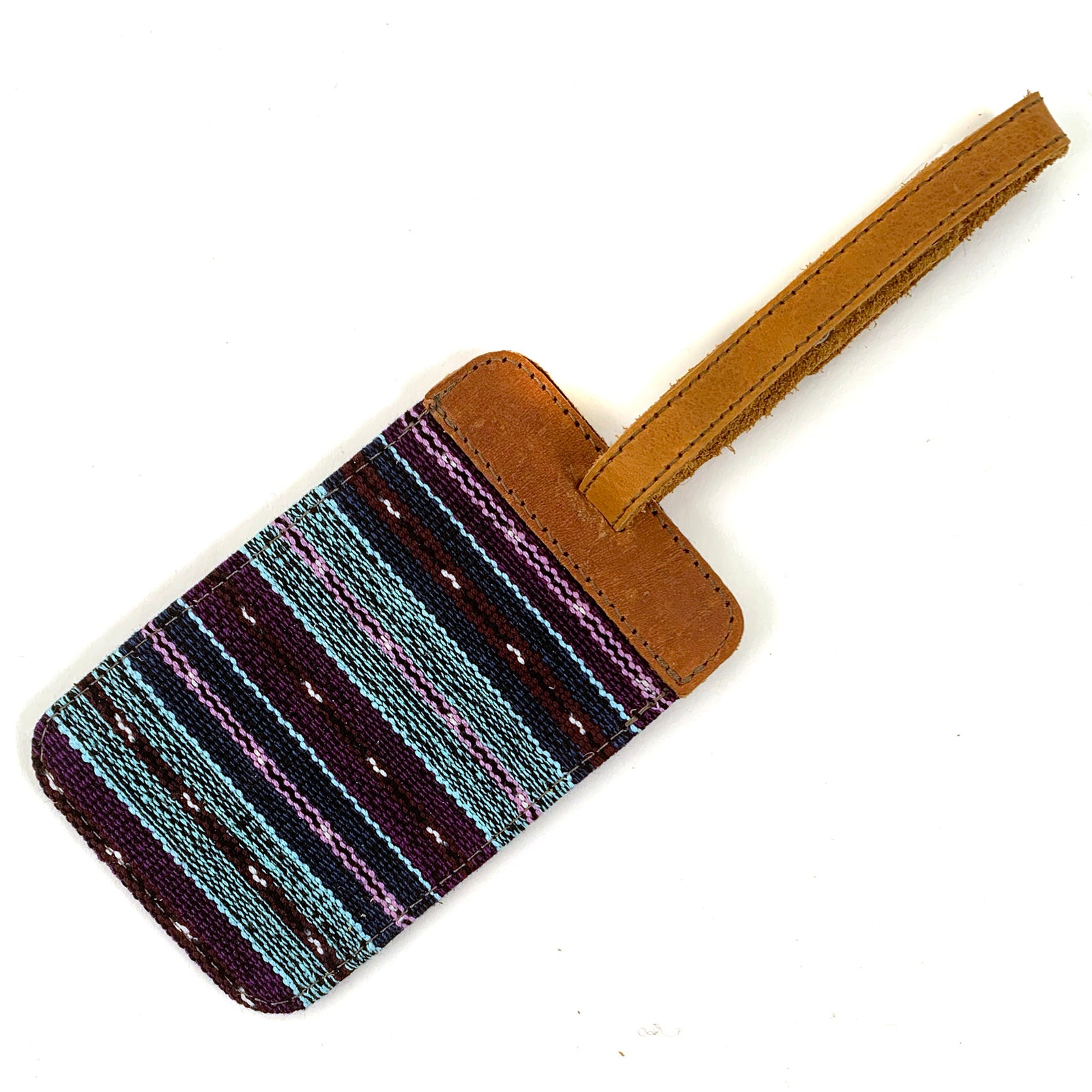 Cinta Key Fob  Handwoven Leather Keychain Made in Guatemala by Mayan Hands