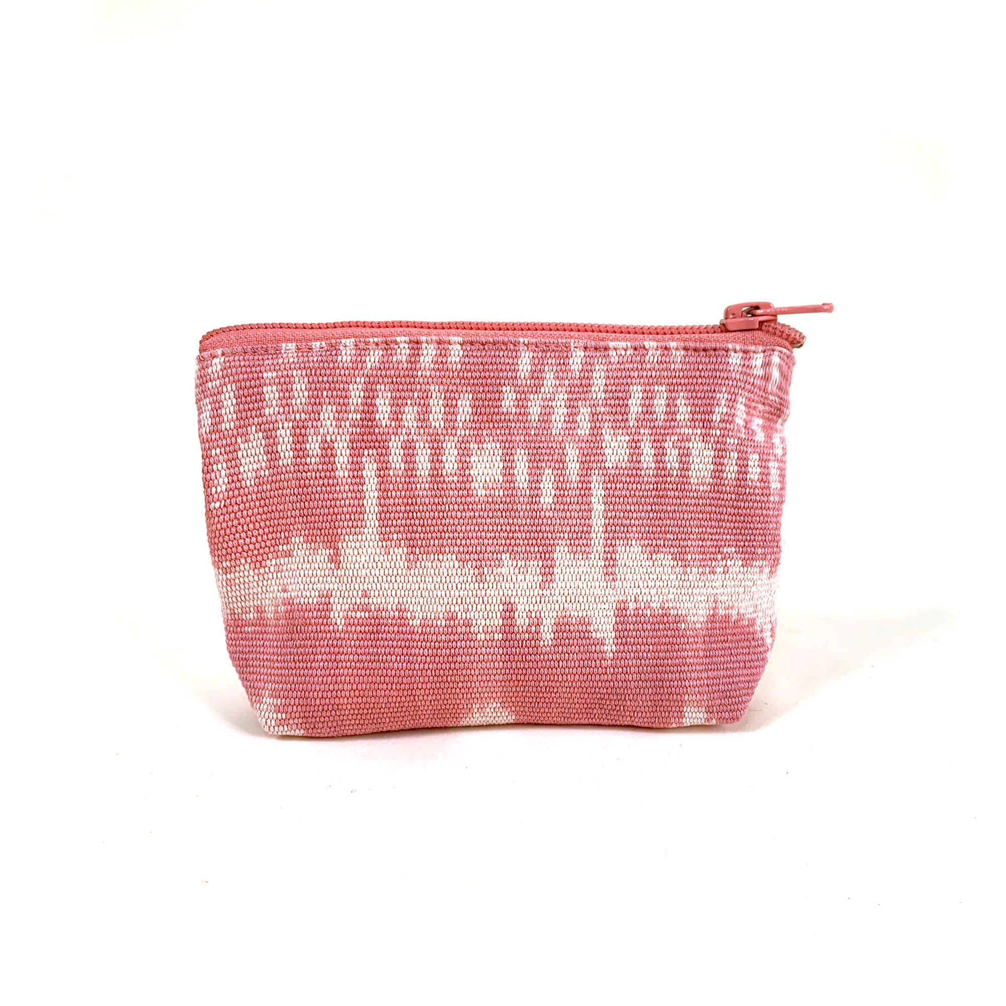 natural dye jaspe coin purse - cochineal