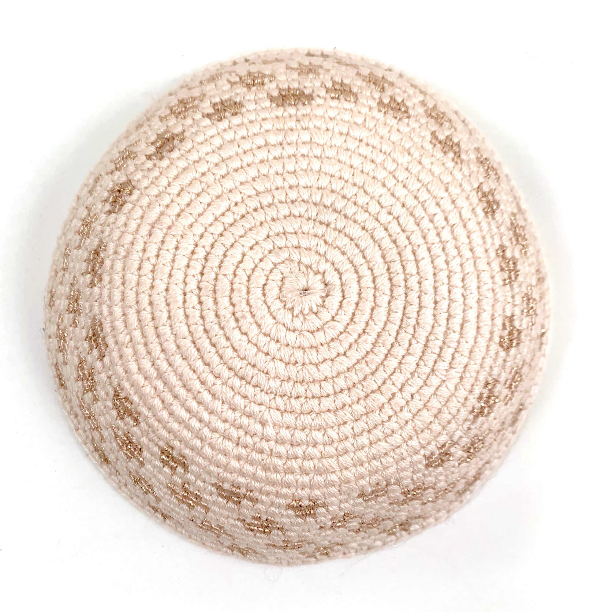 kippah with tiny diamond platinum border